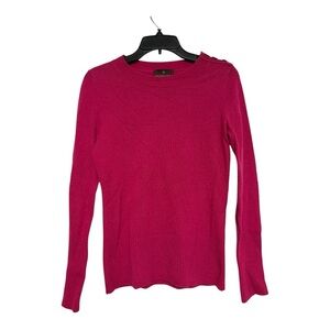Fenn Wright Manson 100% 2 Ply Cashmere Pink Sweater Size Medium